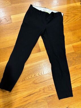 J. Crew city fit Black Pants size 0, like new condition